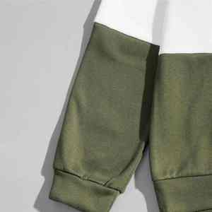 Abordable Meilleure Vente 2025 Survêtement à Capuche pour Hommes Nouveau Style Regular Fit Casual Winter Color Block Men Sweat Suit Sets - Product Image 3