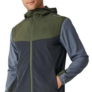 Conjunto Deportivo de Invierno 2026 para Hombre, Cortavientos, 100% Algodón, Secado Rápido, Transpirable, Color Sólido, Manga Larga, 2 Piezas, OEM - Product Image 1