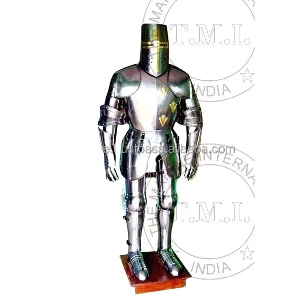 Mittelalter licher Ritter Templer Body Armor Suit Sammlerstück voller Rüstungs anzug Wearable & Home/Office Decor Geschenk.