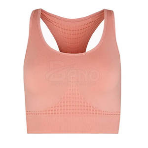 Soutien-gorge de sport taille XS séchage rapide Fitness Gym vêtements de yoga pour les activités de plein air d'été impression de couleur unie pour la course à pied - Product Image 1