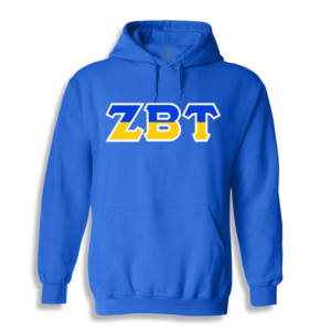 Sudadera con Capucha Bordada con el Logotipo de la Universidad de la Hermandad Zeta Phi Beta - Product Image 1