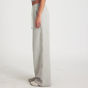 Pantalones Deportivos de Algodón 100% con Logotipo Personalizado, Pantalones Deportivos Holgados y Ligeros para Mujer, OEM/ODM - Product Image 2