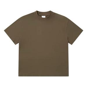 T-shirt personnalisé pour hommes, poids lourd 100% coton, coupe en boîte 250-300 GSM anti-rides, surdimensionné, épaules tombantes, Boxy Fit Crop T-Shirt - Product Image 3
