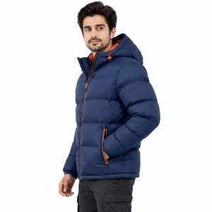 Chaqueta de plumón para hombre con logotipo personalizado, acolchado suave de tela y diseño moderno, abrigo de invierno acolchado personalizado para hombre con características duraderas - Product Image 4