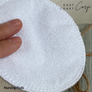 Almohadillas de pecho reutilizables ecológicas, transpirables, lavables, para lactancia, regalo de maternidad para futura mamá para Baby Shower - Product Image 3