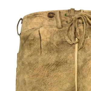 Pantalones cortos de cuero bordados Lederhosen lisos recién llegados al por mayor, decoración con patrón de estilo deportivo, Jogging 6XL - Product Image 6