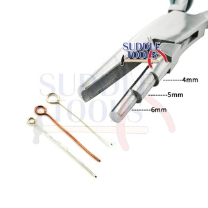 Herramientas Master Coiling para la fabricación de joyas DIY, Alicates de bucle para alambre de 2-3-4mm, Alicates de envoltura y plegado con mordaza cóncava de acero inoxidable, personalizados para D - Product Image 2