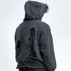 Sweat à capuche en détresse pour hommes Premium Fashion Street Style Sweats à capuche en détresse pour hommes fabriqués au Pakistan - Product Image 5