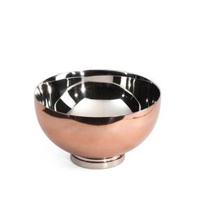 Tazón de Hielo para Champán Redondo de Metal con Recubrimiento de Cobre con Base, Utensilios de Bar, Tazón para Vino y Champán, Enfriador, Artesanías - Product Image 3