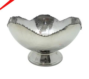 Tazón para Servir Chocolate con Acabado Plateado de Diseño Vintage 2026, Tazón Único para Servir Chocolate, Dulces y Galletas, Centro de Mesa Decorativo - Product Image 5