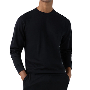 Sweat-shirt d'hiver en coton de l'île de la mer de qualité supérieure, pull décontracté ultra-doux pour homme, tricot de luxe, logo frontal, service OEM - Product Image 1