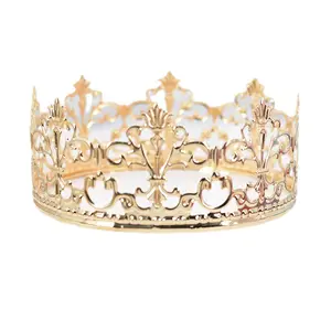 3 Colors Hollow Out Crown for Queen Cake Decoration