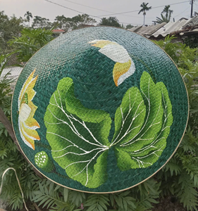 Sombrero Cónico Clásico Vietnamita Hecho de Tejido de Hojas de Palma para Protección Solar, Uso Cultural en Vietnam - Product Image 3