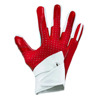 Guantes de fútbol americano ligeros Unisex profesionales con impresión Digital completa Características transpirables Guantes de fútbol americano