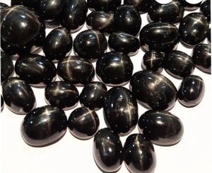 Black Star A One Quality 100% Natural Black Star Cabochon Piedra preciosa suelta para hacer joyas - Product Image 3