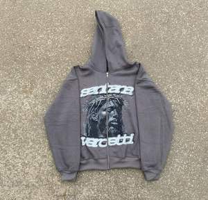 Sudaderas con capucha de calle personalizadas Sudaderas con cremallera completa con estampado gráfico, bordado y diseño de logotipo para hombres y mujeres - Product Image 3