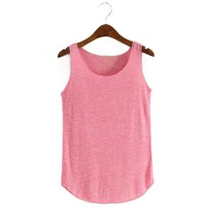 Plaine Gym femmes débardeur personnalisé couleur unie vêtements de sport débardeur séchage rapide respirant femmes grande taille débardeur - Product Image 2