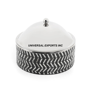 Réchauffeur d'aliments en métal imprimé au design personnalisé nouveauté casserole de table ustensiles de cuisine vaisselle de luxe marmite en métal - Product Image 4