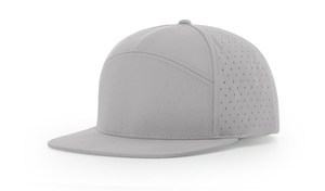 Bordado personalizado Ri 169 forma 7 paneles sombrero poliéster estructurado alto perfil gorra ajustable estilo camionero gorras - Product Image 4