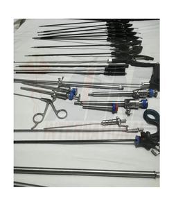 Achetez en ligne : Kit d'instruments de service OEM, nouveau design, comprenant trocart laparoscopique manuel, retractor, ciseaux, pince, porte-aiguille, certifié CE - Product Image 5