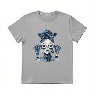 T-Shirt Unisex 100% Cotone 210GSM Stile Casual Vestibilità Oversize Modello Rose con Stampa DTG e Serigrafia - Product Image 2