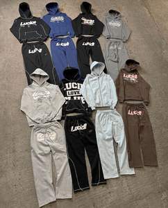 Sweat à capuche Heavyweight Blank Streetwear Graphic Vintage Oversized print Plus Size Heavy Weight coton - Product Image 6