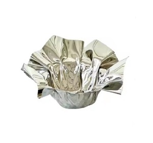 Bol à chocolat de conception classique personnalisé en gros, argenterie de haute qualité, prix compétitif, matériau métallique, utilisation pour les fêtes - Product Image 1