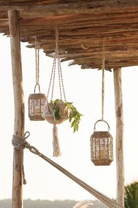 Prix de gros Vietrustic lanterne extérieure bougeoir jonc de mer lanterne de jute lanternes suspendues extérieures - Product Image 6