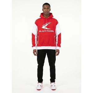 Sudadera con Capucha Personalizada para Hombre, 400g, Diseño Colorblock, Bolsillo con Cremallera, 80% Algodón Peinado/Mezcla de Poliéster, Transpirable, OEM - Product Image 1