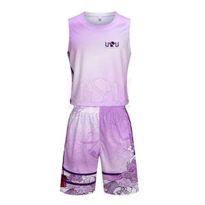 Ropa para deportes al aire libre Material de poliéster Alta calidad Mejor diseño Uniforme de baloncesto personalizado - Product Image 1