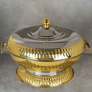 Hot-Selling Casserole en acier inoxydable de dernière conception plaqué argent pour hôtel, restaurant et ustensiles de cuisine pour la maison - Product Image 2