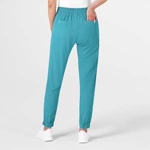 Pantalon de jogging décontracté pour femme, sur mesure, de haute qualité, en toile unie, avec cordon de serrage, taille haute, anti-boulochage - Product Image 6