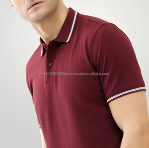 เสื้อถักนิตติ้งสำหรับผู้ชายผ้าฝ้ายออร์แกนิก/โพลีเอสเตอร์กันรอยยับไม่เปื้อน - Product Image 2