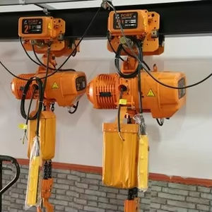 Penjualan Terbaik 1Ton kecepatan ganda rantai listrik <span class=keywords><strong>Hoist</strong></span> XFH pasokan baru dengan baja dan logam troli tegangan 380v - Product Image 2