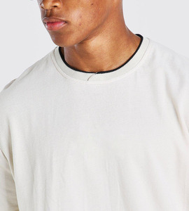 Personalizado Hombres Pantalones Cortos camiseta Conjunto Streetwear Puntada de Algodón de Gran Tamaño Unisex En Blanco Hombres Conjuntos de Verano - Product Image 5