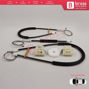 Kit de réparation de lève-vitre électrique BWR428 pour porte avant droite ou gauche pour New Beetle C1 1C1 1997-2011 3 portes Hatchback 1C0837655 1C0 - Product Image 3
