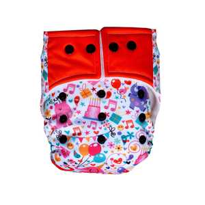 Hot Bán Tím Rùa Một Kích Thước Có Thể Điều Chỉnh Sợi Nhỏ Vải Tã Có Thể Giặt Và Tái Sử Dụng Với Vải Lót Cho Bé - Product Image 1