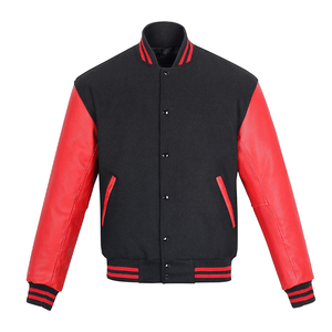 Veste universitaire letterman grande taille pour hommes, écussons en chenille de haute qualité, étiquette avec logo personnalisé - Product Image 1