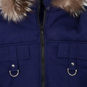Dernière mode, couleur unie, design personnalisé, veste parka en coton respirant et écologique, service OEM ODM, manteau long d'hiver pour femmes - Product Image 4