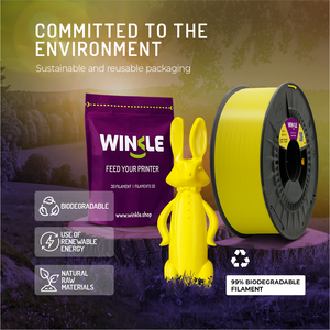 Filament d'imprimante 3D WINKLE PETG 1,75 mm 1 kg FDM Haute résistance aux chocs Impression facile Fabriqué en Europe Tolérance de 0,05 mm 220-240 - Product Image 5