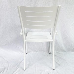 Silla de Café para Exteriores GCF099 con Reposabrazos de Hierro con Recubrimiento en Polvo, Abrigo para Mujer, Muebles de Regalo - Product Image 4