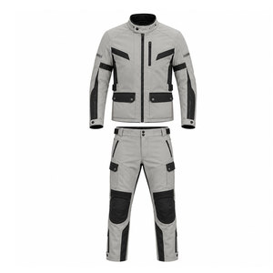 Combinaison textile moderne pour motards, coupe confortable, maille respirante, design durable, idéale pour les voyages en moto - Product Image 1