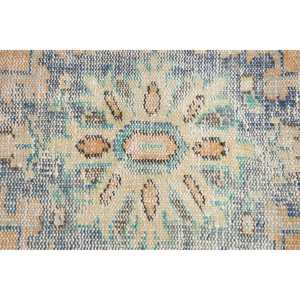 Tapis turc vintage 3,9x8,2 pi (120x249 cm), tapis persan jaune - Product Image 5