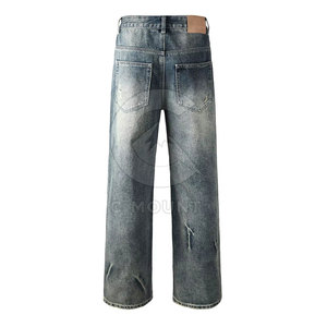 Pantalons jeans strass style unique sur mesure pour hommes à vendre Pantalons jeans strass personnalisés avec votre propre design - Product Image 3