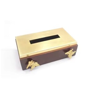 Wooden Square <b>Tissue</b> <b>Box</b> Customized Logo Handmade Napkin <b>Holder</b> Hot Selling Tabletop Luxury Wooden <b>Tissue</b> Boxes In Low MOQ - Product Image 3
