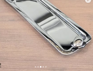 Design moderne Plateaux de service décoratifs en métal argenté Forme rectangulaire Passe au lave-vaisselle Sécurité alimentaire Contact Vente en gros - Product Image 5