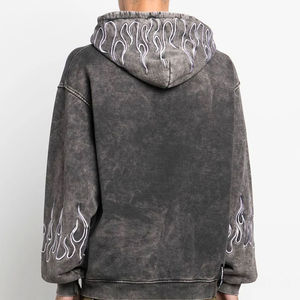 เสื้อฮู้ดดี้ผู้ชายสไตล์วินเทจลายฟอกสี รุ่นใหม่ปี 2026 สำหรับฤดูหนาว ผ้าฟลีซ ยูนิเซ็กส์ สตรีทแวร์ ลุคฟอกสี  รับสกรีนโลโก้ 100% โพลีเอสเตอร์ - Product Image 6