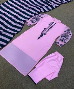 Boutique de vêtements formels Design de vêtements cousus classiques avec strass Polyester/coton écologique pour les femmes élégantes - Product Image 4