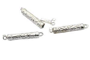 62X13mm Multi-Strand Box Fermoir 18K Or Cuivre Oxydé et Argent Plaqué 1 Brin Bijoux Fermoir B541 - Product Image 3