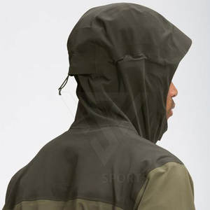 Veste imperméable coupe-vent à capuche à col montant à manches longues pour homme, dernier design, style streetwear pour l'hiver, fabriquée au Pakistan - Product Image 3
